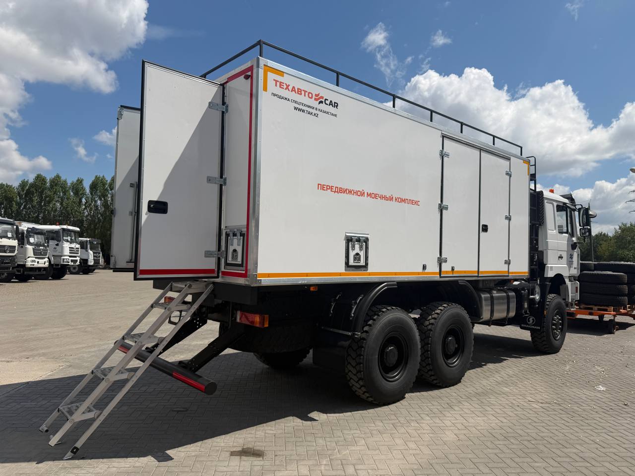 АВТОМОЙКА НА SHACMAN 6x6! Отгрузка передвижной автомойки на шасси SHACMAN АВТОМОЙКА НА SHACMAN 6x6! Отгрузка передвижной автомойки на шасси SHACMAN