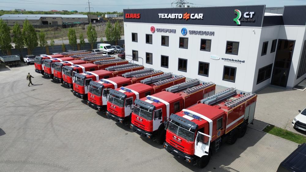 10 пожарных автомобилей АЦ-8/70 на шасси Урал 4320-82 получили пожарные Актобе