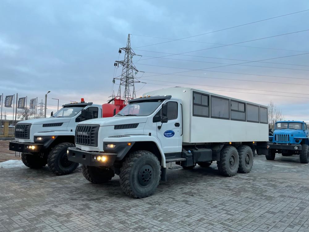 Отгрузка партии автомобилей на шасси Урал NEXT для подразделений АО «НАК «Казатомпром»