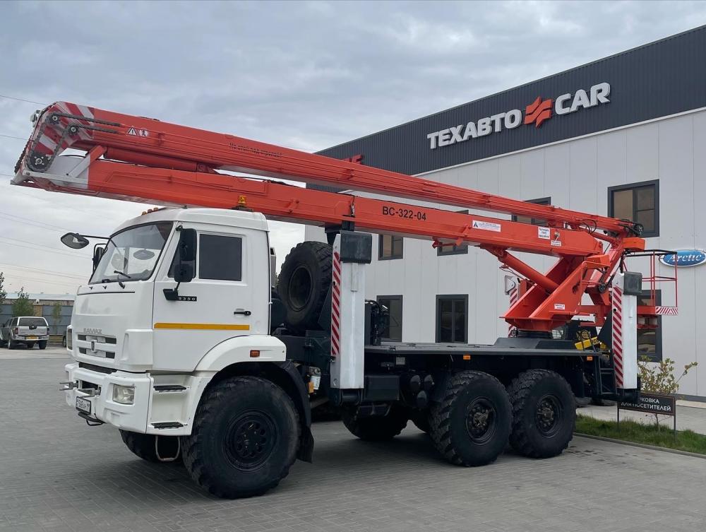 Автовышки ВС-322 на шасси Камаз 43118 для ТОО «КазТрансГаз Өнімдері» - филиалы Актобе и Караганда!