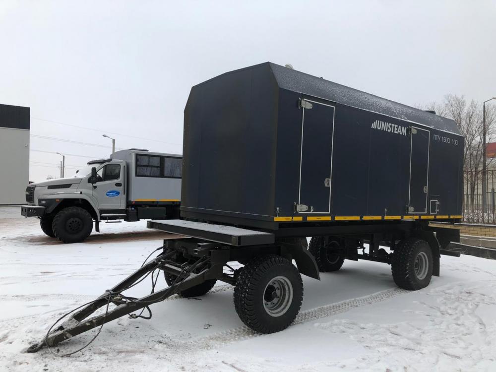 Прицепы ППУ 1600/100 в Тенгиз! Прицеп парогенератор ППУ-1600/100 – бюджетное решение для Вашего бизнеса! 