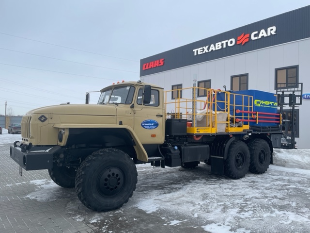 ЦЕМЕНТИРОВОЧНЫЙ АГРЕГАТ СИН-35(плунжер) на шасси Урал 4320-60 (кабина 4320)