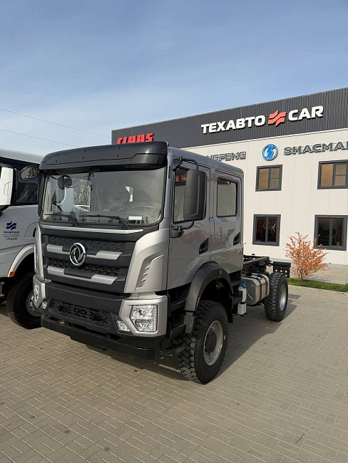Шасси DONGFENG 4х4 вездеход кабина 2 ряд 13 тонн (рестайл 2026) мосты DENA