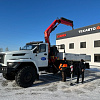 КМУ РОБОТ Урал NEXT 3 мест (Бортовой) - Урал NEXT 4320-72Е5 с КМУ 6x6