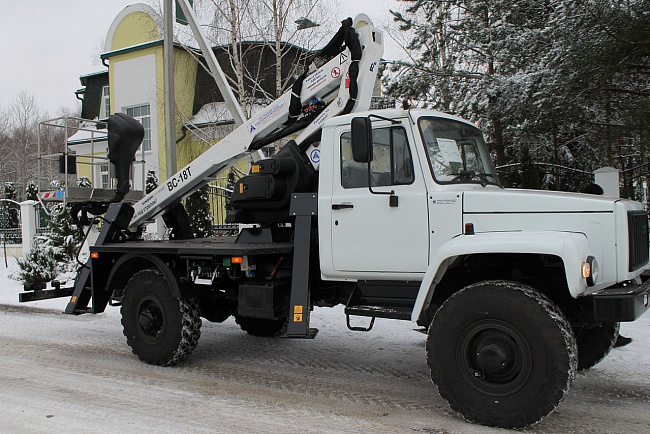 Подъемник автомобильный телескопический ВС-18Т-05