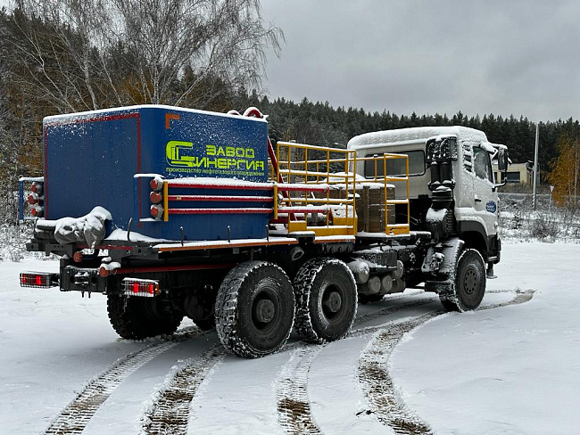 ЦЕМЕНТИРОВОЧНЫЙ АГРЕГАТ СИН-35(плунжер) на шасси DONGFENG 6x6