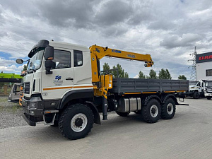 Бортовой с КМУ XCMG 157(SQ6.3SK3Q ) DONFENG 3250 усиленная платформа, стрела 11м