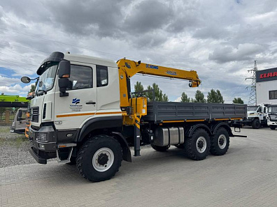 Бортовой с КМУ XCMG 157(SQ6.3SK3Q ) DONFENG 3250 усиленная платформа, стрела 11м