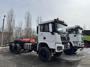 Удлиненное шасси SHACMAN 6х6 SX1258DR385 база 4 575мм КАБИНА X5000
