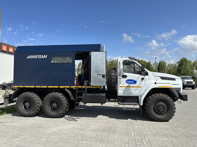 ПЕРЕДВИЖНАЯ ПАРОВАЯ УСТАНОВКА ППУ-1600/100 на шасси УРАЛ 4320-72 НЕКСТ