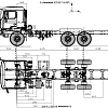 Шасси SHACMAN 6х6 SX1258DR385 база 4 375мм