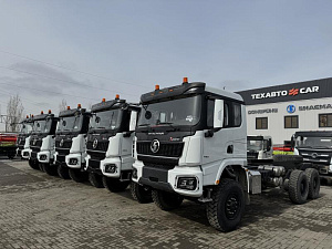 Удлиненное шасси SHACMAN 6х6 SX1258DR385 база 4 575мм КАБИНА X5000 430 л.с.
