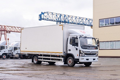 Фургон – рефрижератор на шасси DONGFENG C80L с ХОУ CARRIER C700 и ГБ NEU XB15130L