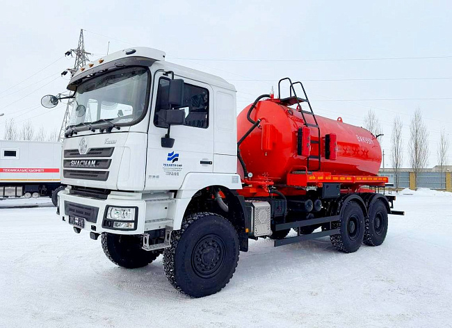 АВТОЦИСТЕРНА МВ-10 на  Шасси SHACMAN 6х6 SX1258DR 6х6385