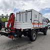 Мастерская передвижная ПАРМ-2  DONG FENG 4×4  6 мест с краном манипулятором КМУ 