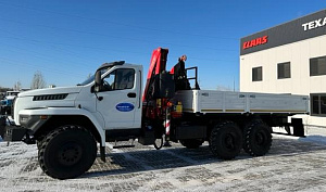 КМУ РОБОТ Урал NEXT 3 мест (Бортовой) - Урал NEXT 4320-72Е5 с КМУ 6x6