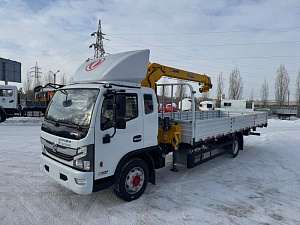 Бортовой автомобиль Dongfeng C120L с КМУ XCMG SQS68-3