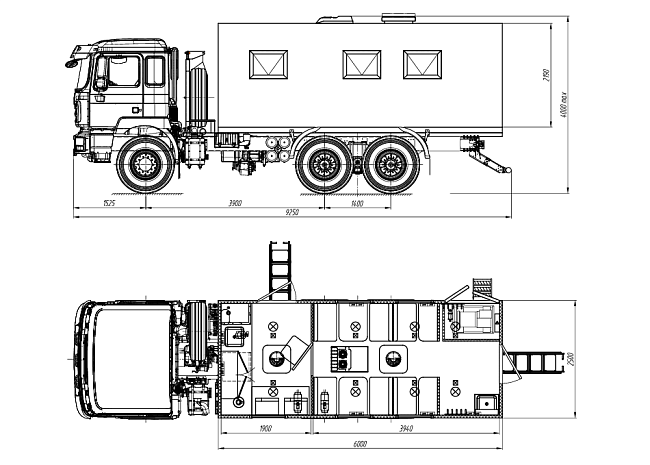 ПЕРЕДВИЖНАЯ СТОЛОВАЯ SHACMAN 385 F3000 6x6 