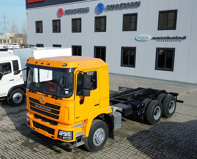 Удлиненное шасси SHACMAN SX1258DR384 6х4