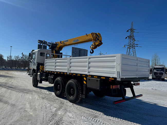 АВТОМОБИЛЬ БОРТОВОЙ SHACMAN 6x6 с КРАНОМ МАНИПУЛЯТОРОМ (КМУ) 8 тонн XCMG SQS200