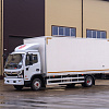Фургон — рефрижератор на базе DONGFENG C180NA с ХОУ CARRIER SH750 и ГБ NTLIFT 1.5