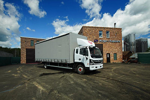 Автомобиль грузовой бортовой с тентом (ШТОРНИК) на базе DONGFENG С120L
