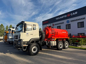 Автоцистерна вакуумная АКН-10-ОД "DONGFENG" 6x6