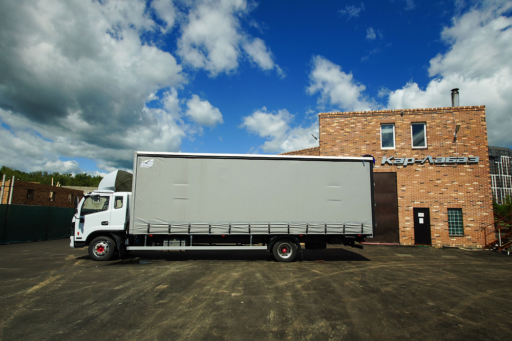 Автомобиль грузовой бортовой с тентом (ШТОРНИК) на базе DONGFENG С120L