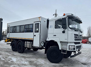 ВАХТОВЫЙ АВТОБУС SHACMAN 385 F3000 6x6 28 мест