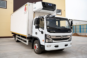 Рефрижератор на шасси DONGFENG C120L с ХОУ CARRIER C750 и ГБ NEU-XB15130AL